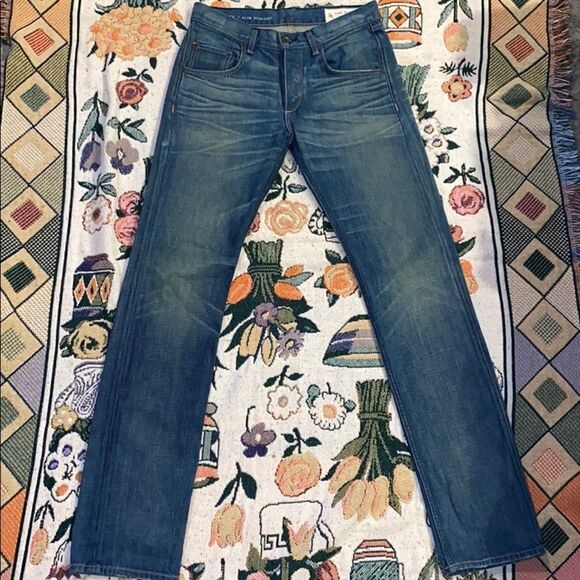 🔨 Rag & Bone Men’s Tailored Workwear Jeans 30x33 👖 Straight Leg Medium Wash 💎 - Picture 3 of 8